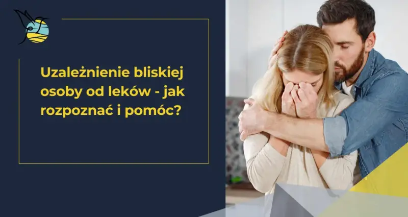 Mężczyzna pociesza płaczącą kobietę. Obraz ilustruje uzależnienie psychiczne przykłady, jak rozpoznać i pomóc bliskiej osobie.